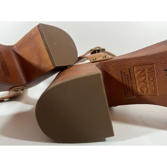 Madden NYC Womens 8.5 Braided Platform Sandals With Ankle Strap & Chunky Heel - Picture 6 of 11